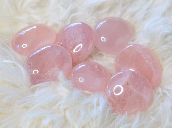 Rose Quartz Palm Stones