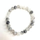 Black Tourmalinated Quartz Bracelet 8"