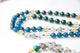 Lakshmi Mala Apatite and Green Loadalite Beads